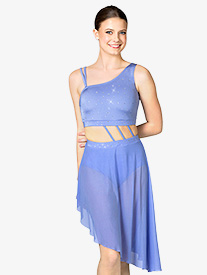 Double Platinum - Womens Harmony Asymmetrical Dress